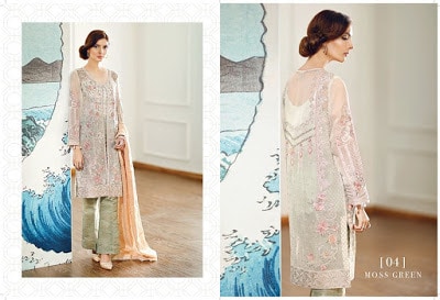 Pakistan Chiffon Embroidered Dresses Suits