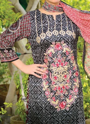 Reshma embroidered lawn dresses for Women 2018 vol-1