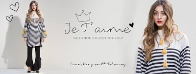 Sapphire Je t’aime Kurta Valentines Day Collection 2018