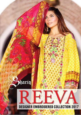 Shariq Reeva designer embroidered Collection 2018 for girls