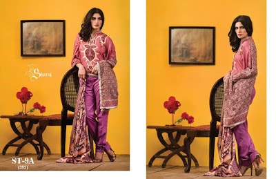 Shariq Textiles New Summer Lawn Collection 2018 Vol-1