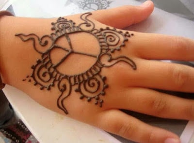Simple and easy mehndi designs for kids step by step