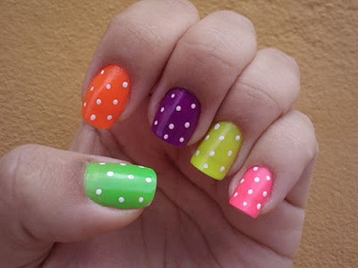 Simple and easy nail art designs for short nails
