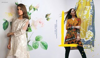 Spring Summer Sana Safinaz Lawn Prints Collection 2018