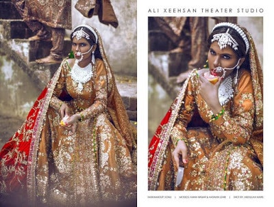 Summer bridal wear dresses by Ali Xeeshan for women
