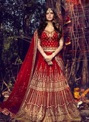 Traditional-indian-bridal-wear-lehenga-designer-collection-2017-2