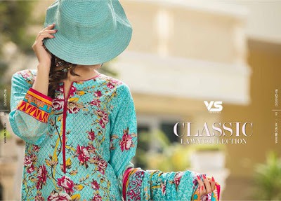 VS Textiles classic lawn Collection 2018 for girls