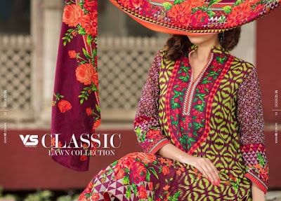 VS summer lawn dresses for Women 2018 vol-1