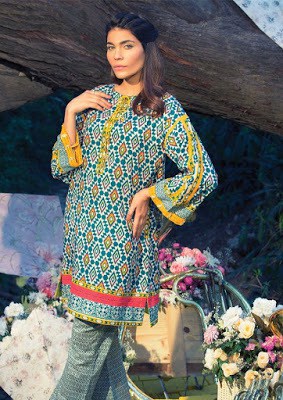 alkaram summer Collection 2018 lawn prints for girls