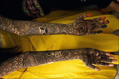 Stylish Bridal Mehndi Designs For Full Hands Front And Back