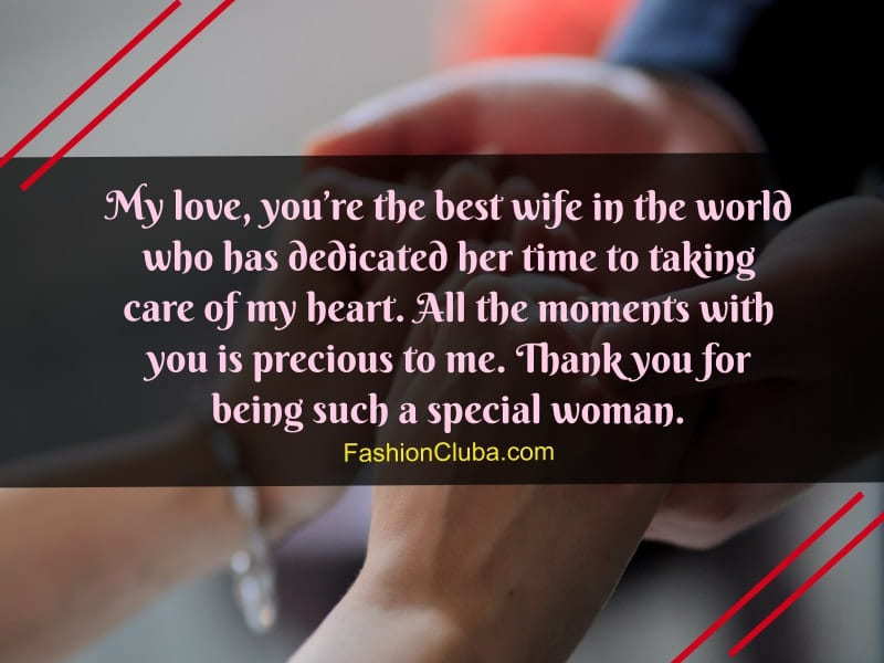 nice love messages for wife from husband