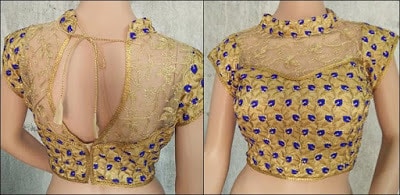 Fancy-saree-blouse-back-neck-designs-pattern-for-women-7