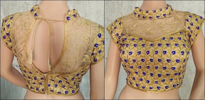 Fancy Saree Blouse Back Neck Designs Pattern For Women – Fashion Cluba