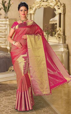 Latest-indian-bridal-lehenga-sarees-2017-with-new-blouse-designs-7