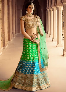 Perfect-Indian-mermaid-or-fish-cut-lehenga-designs-choli-fashion-2