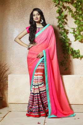 Super-Soft-Designer-Tussar-Silk-Printed--Sarees