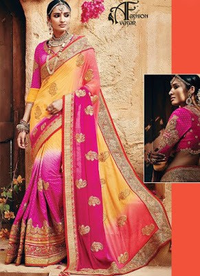 Traditional-indian-banarasi-silk-saree-new-styles-for-girls-11