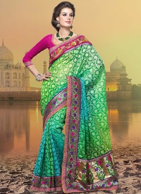 Traditional-indian-banarasi-silk-saree-new-styles-for-girls-12