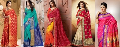 Traditional-indian-banarasi-silk-saree-new-styles-for-girls-3