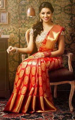 Traditional-indian-banarasi-silk-saree-new-styles-for-girls-4