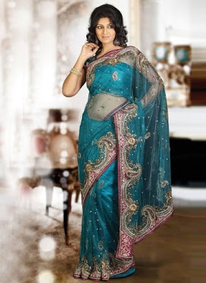 Traditional-indian-banarasi-silk-saree-new-styles-for-girls-6
