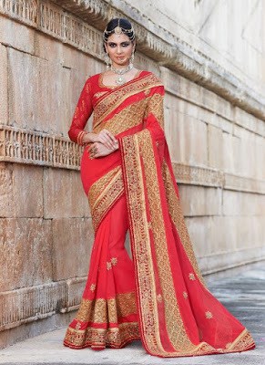 Traditional-indian-banarasi-silk-saree-new-styles-for-girls-7