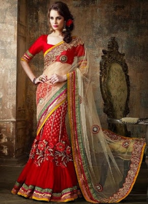 Traditional-indian-banarasi-silk-saree-new-styles-for-girls-8