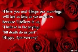 anniversary wishes to my husband