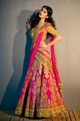 latest designer wedding lehenga