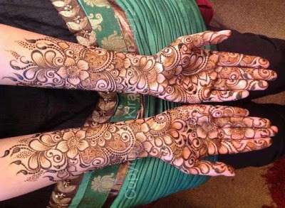 Latest Simple Eid Henna New Mehndi Designs 2018 With Images