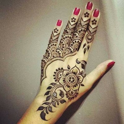 Latest Simple Eid Henna New Mehndi Designs 2018 With Images