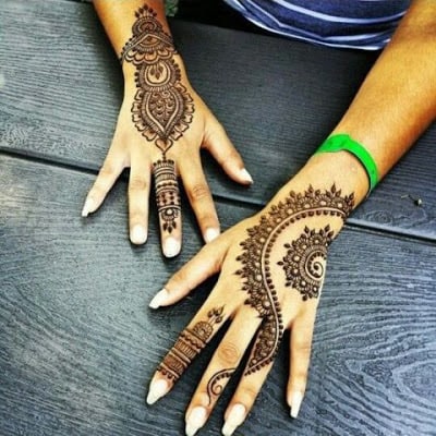 Latest Simple Eid Henna New Mehndi Designs 2018 With Images