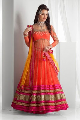 latest designer bridal lehenga choli