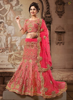 latest designer wedding lehenga choli saree