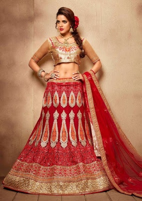 latest designs of bridal lehenga cholis