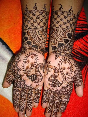 mehndi designs for full hands for marriage