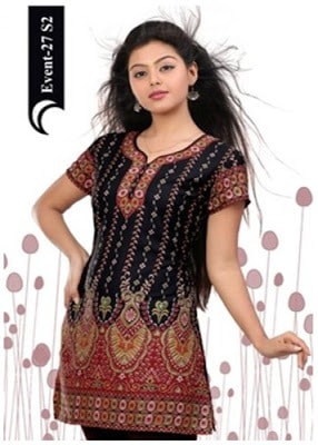 Latest-indian-summer-kurti-designs-with-lace-for-women-9