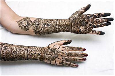 simple and easy mehndi designs for hands step by step