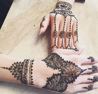 simple mehndi designs for hands for beginners