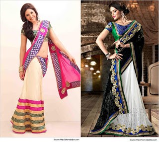 Traditional-indian-bridal-half-saree-designs-for-weddings-1