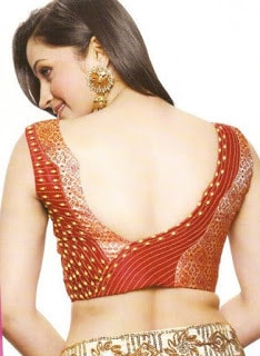 10 Stylish Blouse Back Neck Designs For Saree Catalogue Fashion