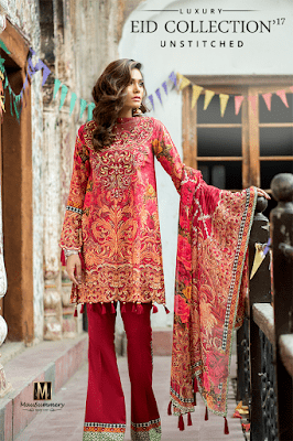 3 Piece Embroidered Digital Printed Lawn