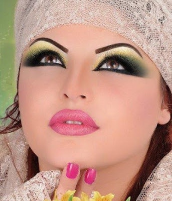 Arabic-bridal-makeup-&-hairstyles-tutorial-step-by-step-8