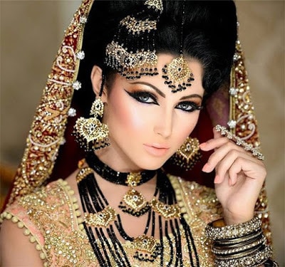 Arabic-bridal-makeup-&-hairstyles-tutorial-step-by-step-2