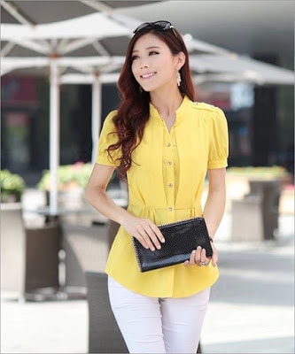 Classy-and-stylish-casual-short-sleeve-shirts-for-women-3