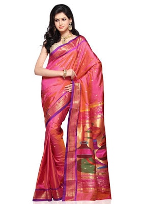 India-paithani-saree-designs-maharashtrian-blouse-patterns-10