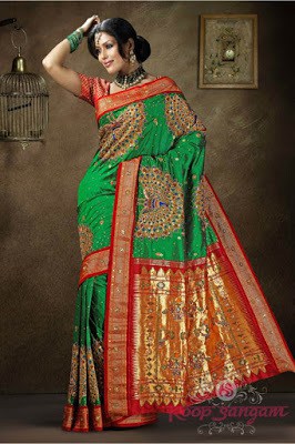 Latest India Regal Paithani Saree Designs Maharashtrian Blouse Patterns ...