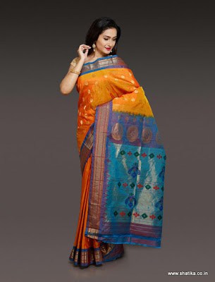 India-paithani-saree-designs-maharashtrian-blouse-patterns-1