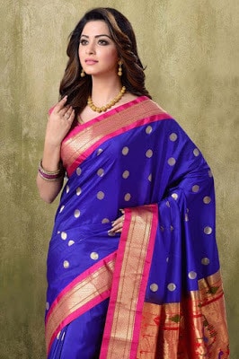 India-paithani-saree-designs-maharashtrian-blouse-patterns-5
