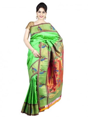 India-paithani-saree-designs-maharashtrian-blouse-patterns-8